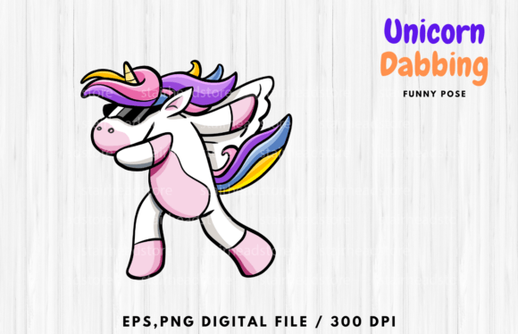 Download Cute Funny Unicorn Dabbing Princess Pose - Premium Resources
