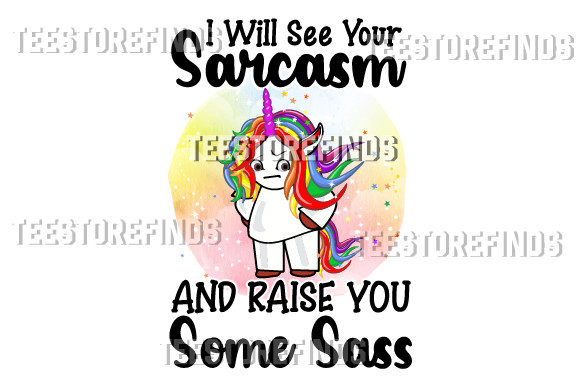 Download I Will See Your Sarcasm, Funny Unicorn - Premium Bundle