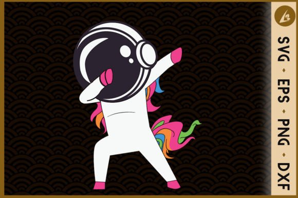 Download Funny Unicorn Astronaut Dabbing - Premium Resources